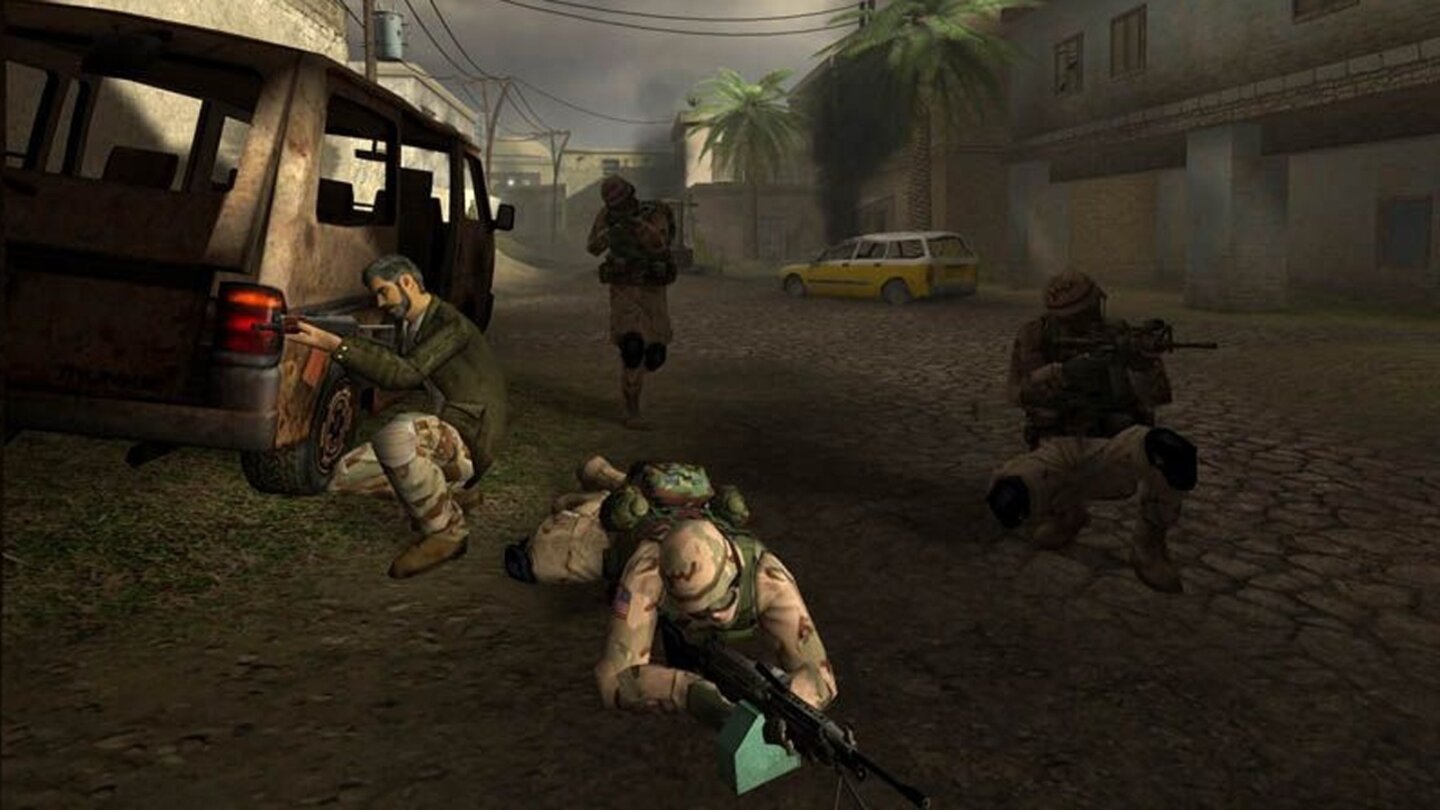 2002 - Americas Army: Kein Scherz, dieses Spiel wurde von der US Army zum Training ihrer Rekruten genutzt. Umstritten, aber dank Unreal Engine 2 sehr hübsch.