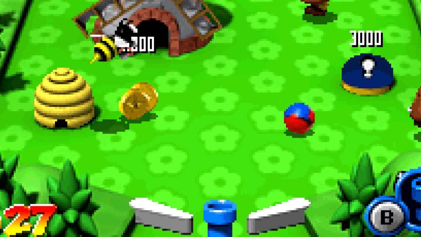 Mario Pinball Land (2004)Was macht Mario in einem Freizeitpark? Pinball spielen! Auch für den Gameboy Advance gibt es eine Version des beliebten Gelegenheitsspiels. Und natürlich muss man Peach retten, die dummerweise von einem Fahrgeschäft direkt in Bowsers Schloss geschossen wurde.