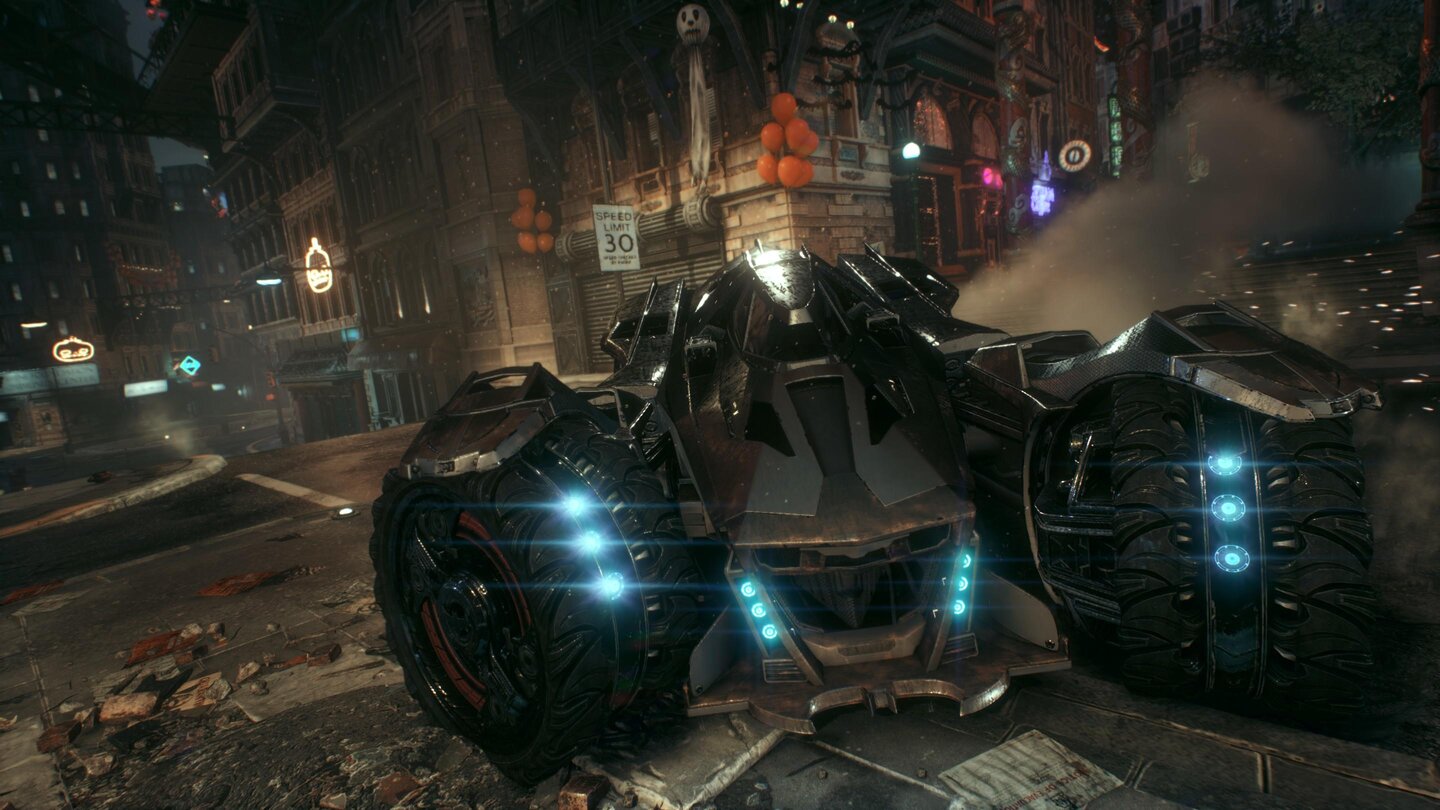 2015 - Batman Arkham Knight: Ja, die Technik war zu Release grauenhaft fehlerbehaftet, aber optisch war Arkham Knight schon immer eine Wucht.