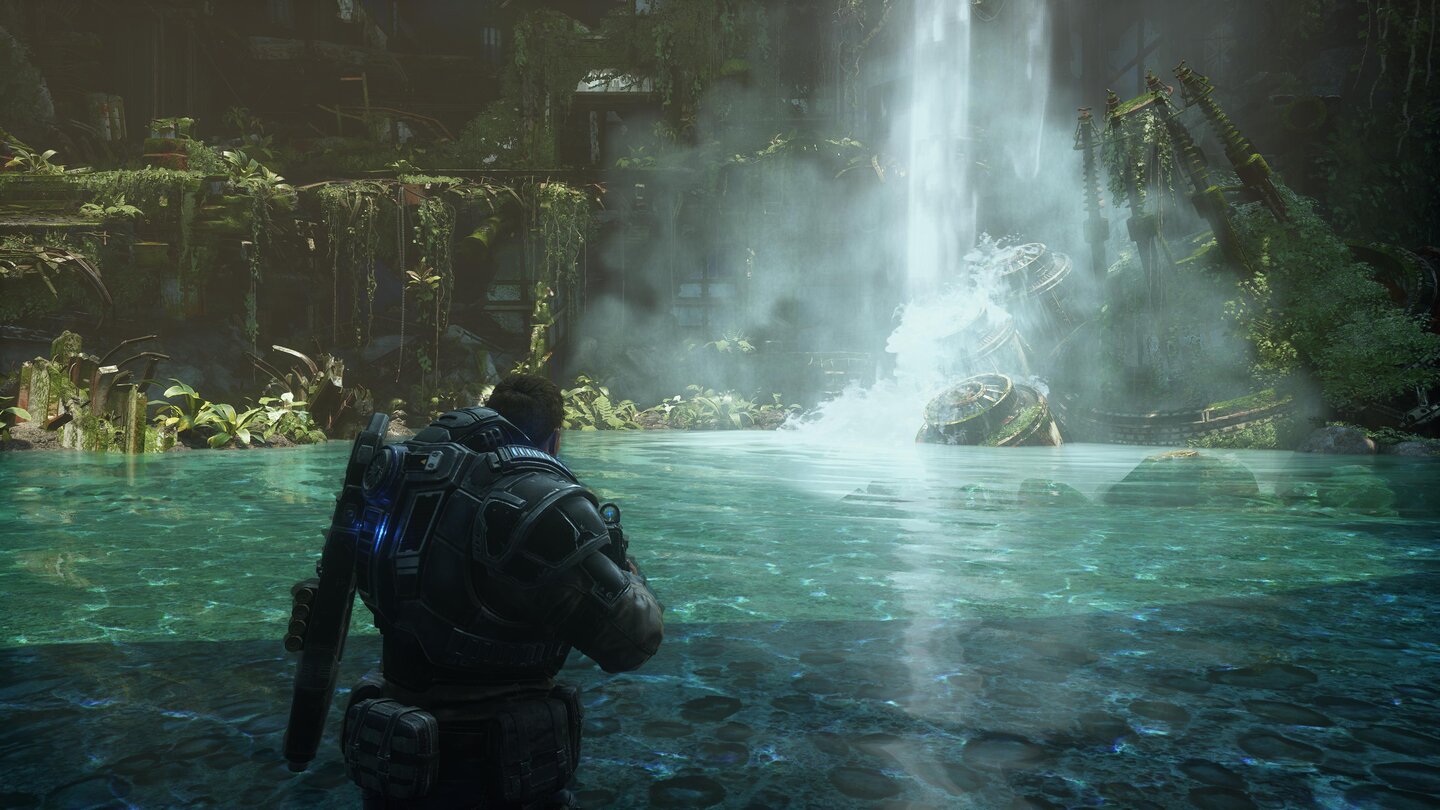 2019 - Gears 5: Microsoft wirft beim bislang letzten Serienteil alles in die Waagschale und reizt die Unreal Engine 4 bis ans Limit aus.