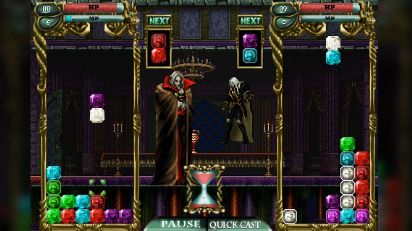 Castlevania Puzzle: Encore of the Night (iOS, Windows Phone, 2010)
Mit Castlevania Puzzle erscheint das erste Castlevania als Mobiletitel. Encore of the Night ist dabei eine Mischung aus Rollen- und Puzzlespiel.