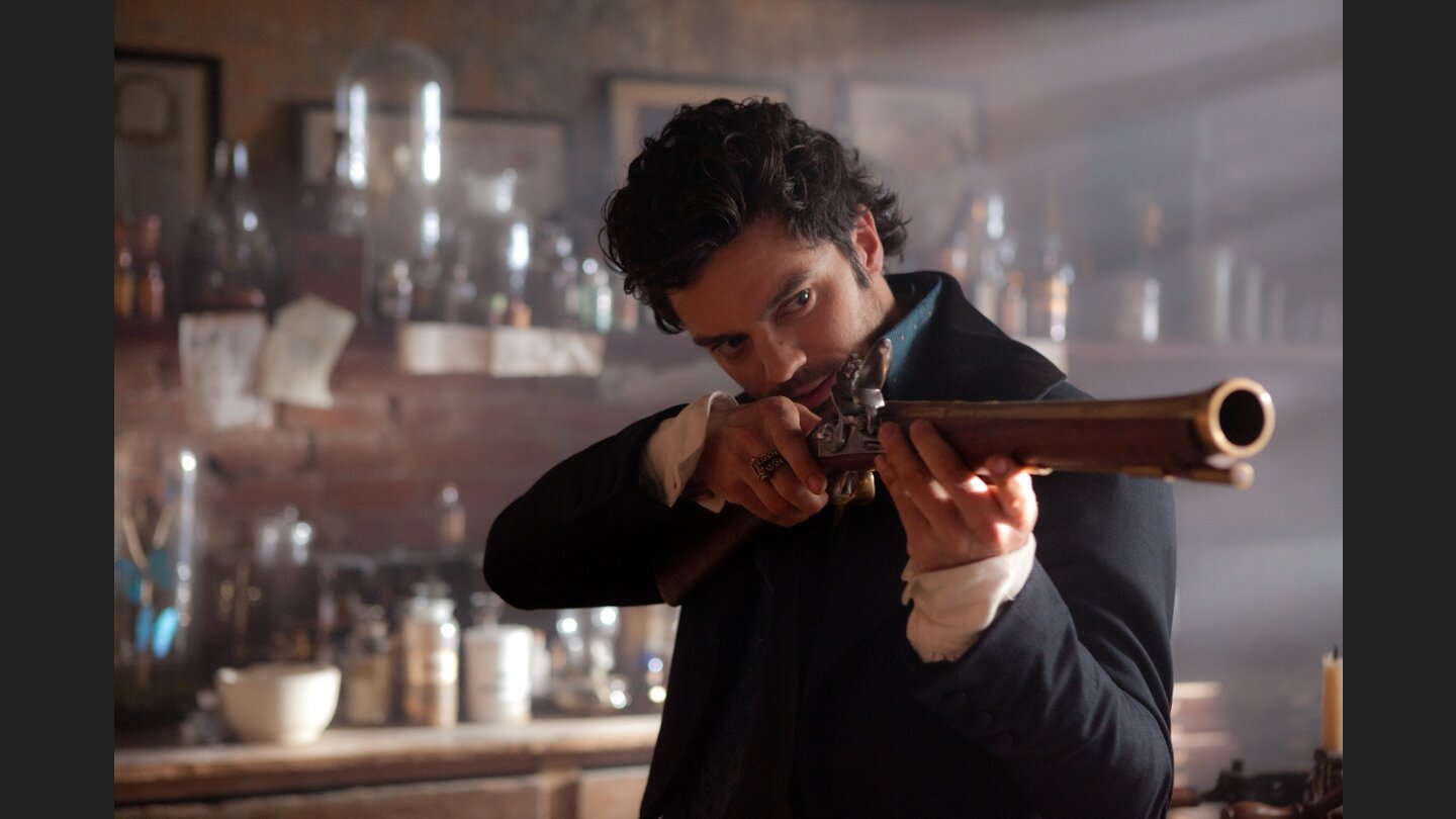 Abraham Lincoln: Vampirjäger Henry Sturges (Dominic Cooper) weiht Abraham Lincoln in die Künste des Vampirjagens ein.