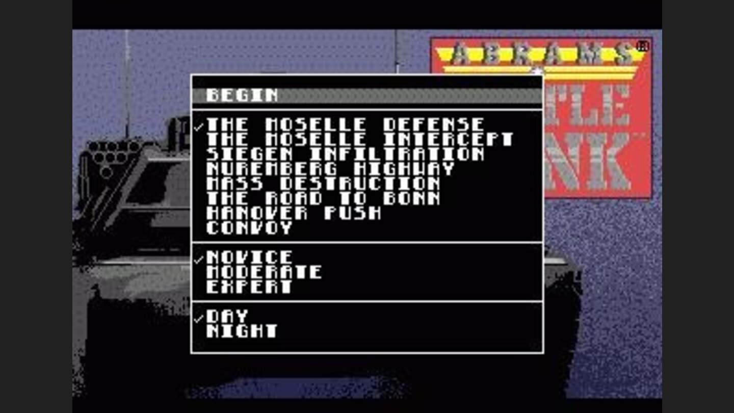 A variety of scenarios are available for immediate play