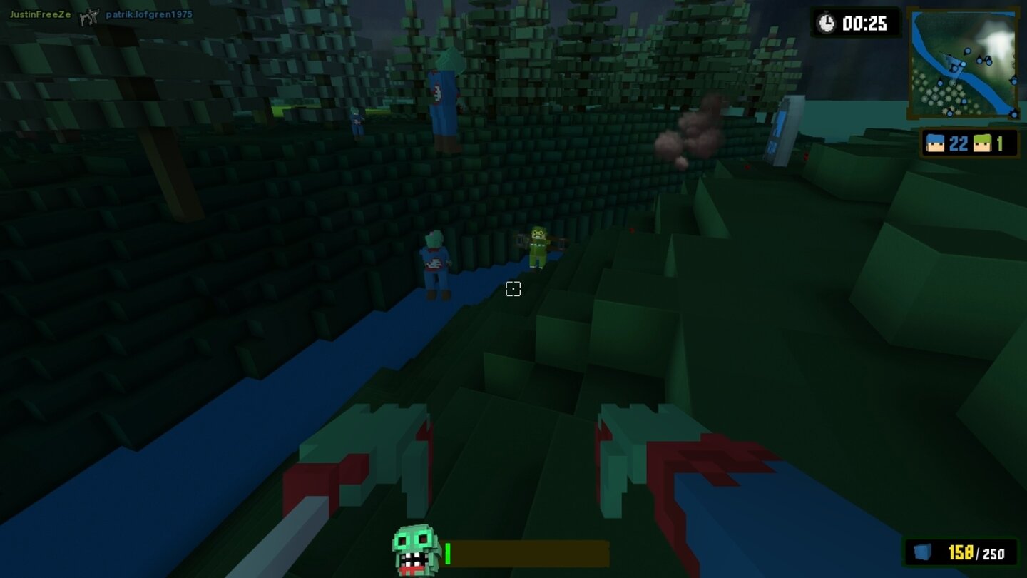 Ace of SpadesDa hilft auch kein Jetpack, dieser Raketenschütze wird von einer Horde Zombies überrannt.