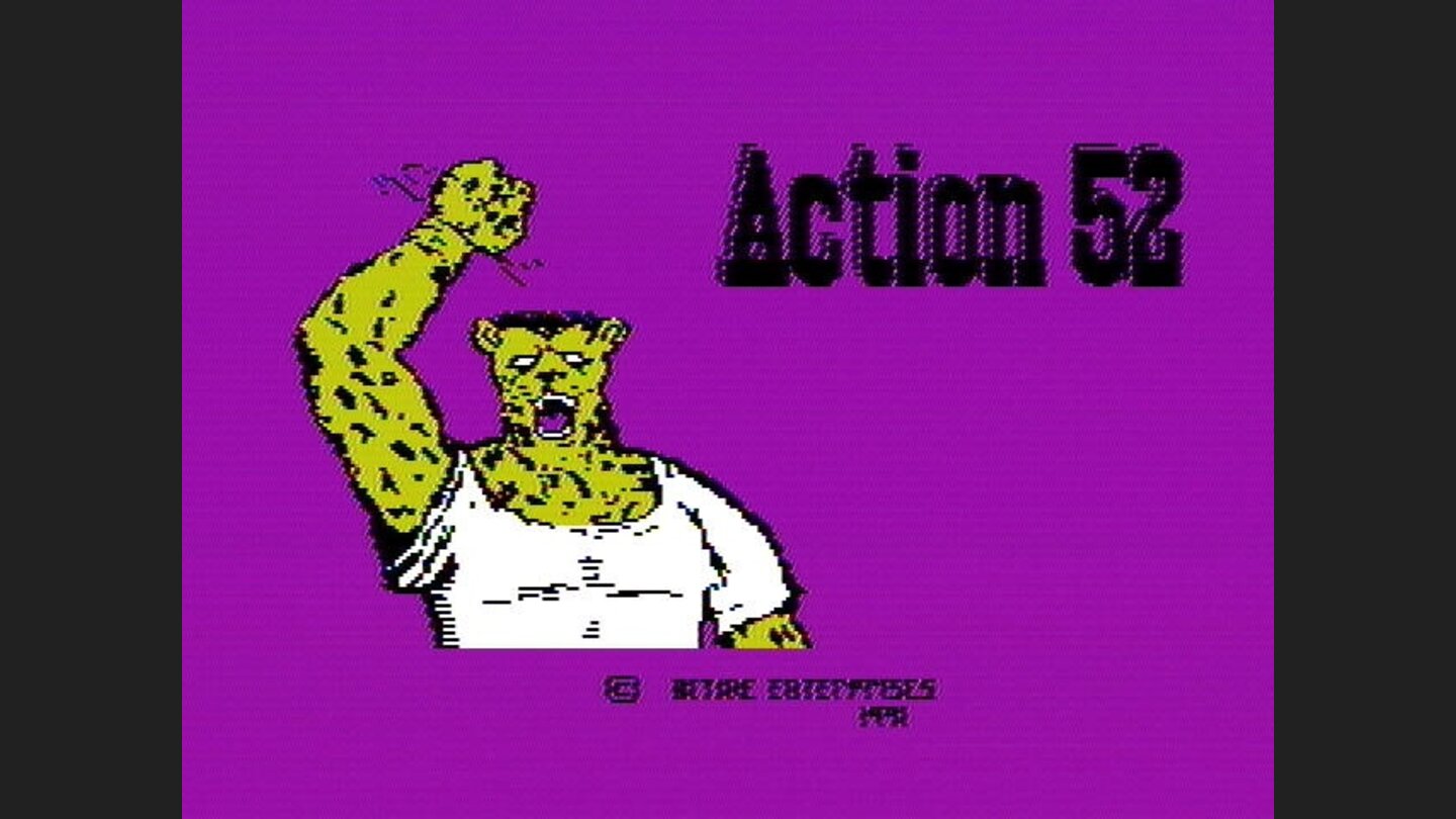 The main title screen
