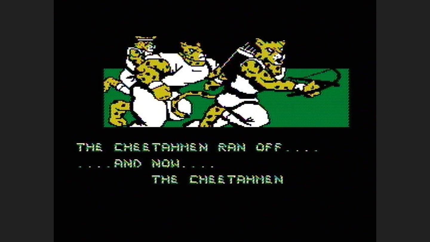 Title screen for The Cheetahmen