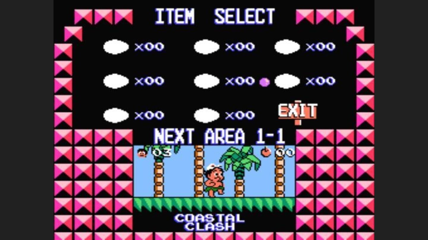 Choosing an item before entering a level