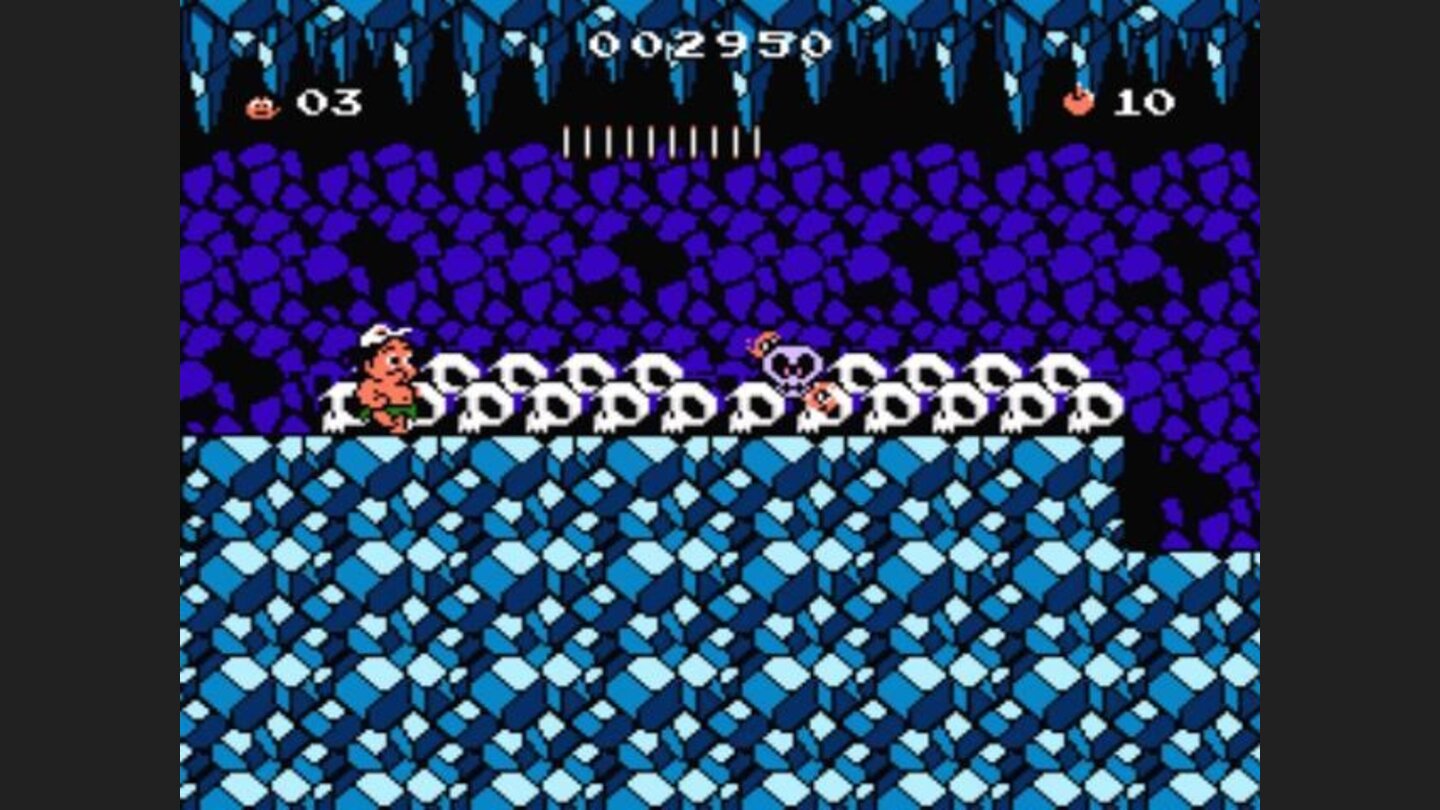 Spooky level with skulls