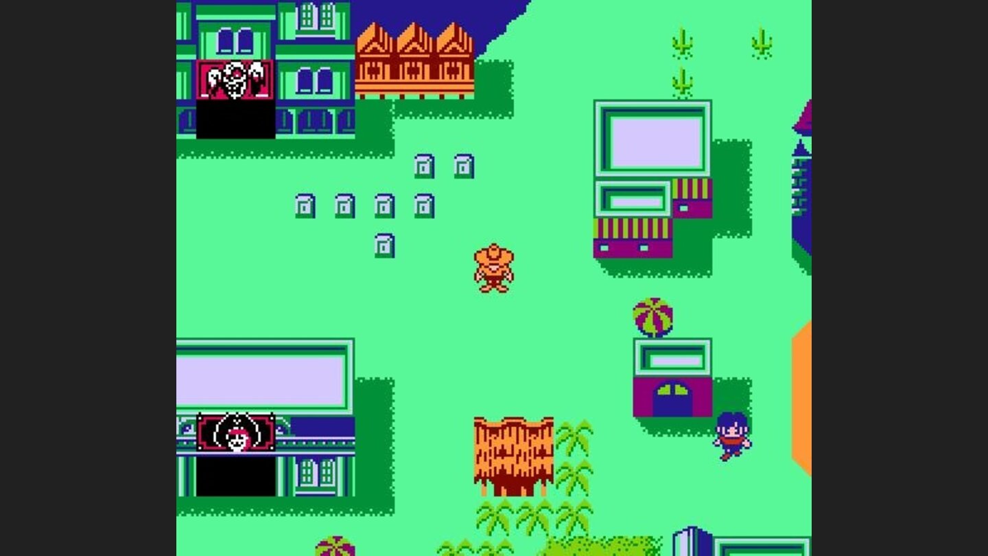 Roaming through the Magic Kingdom (the mini-game selection screen)