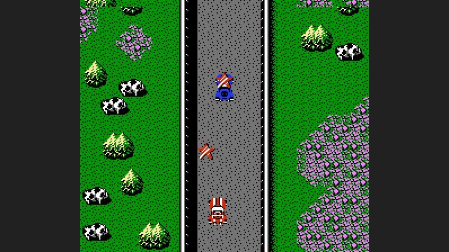 Racing inside of Autotopia