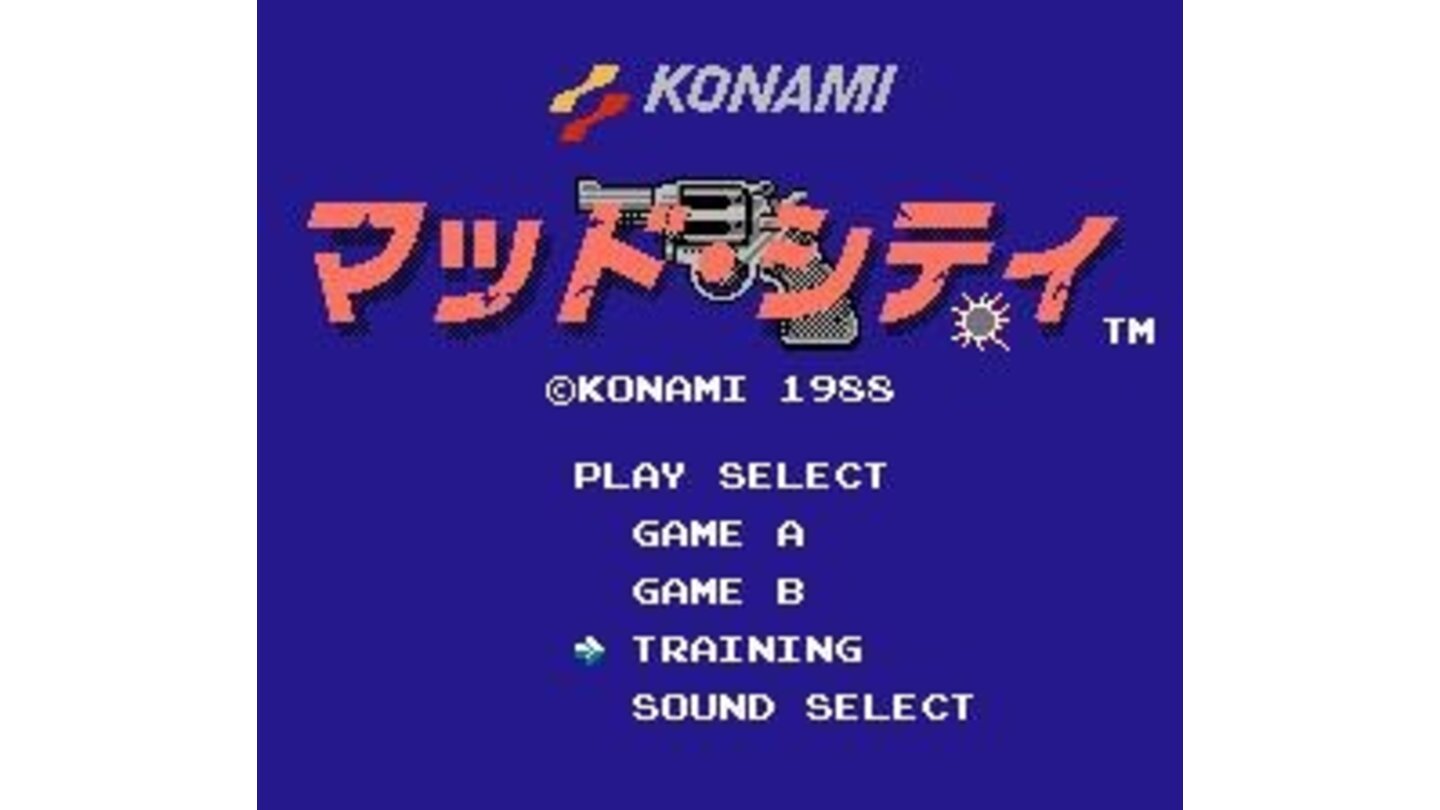 Title Screen (Japanese version, Mad City)