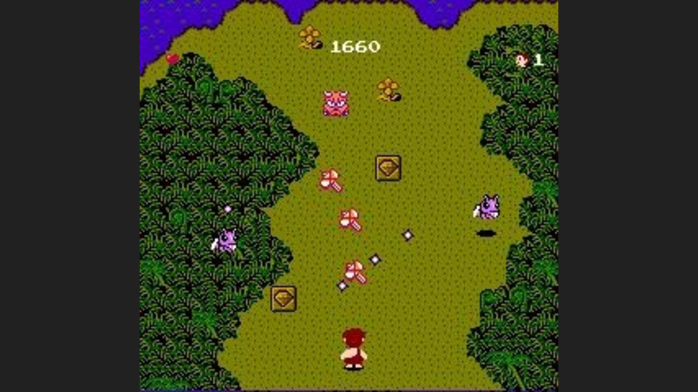 Throwing a hammer weapon at enemies