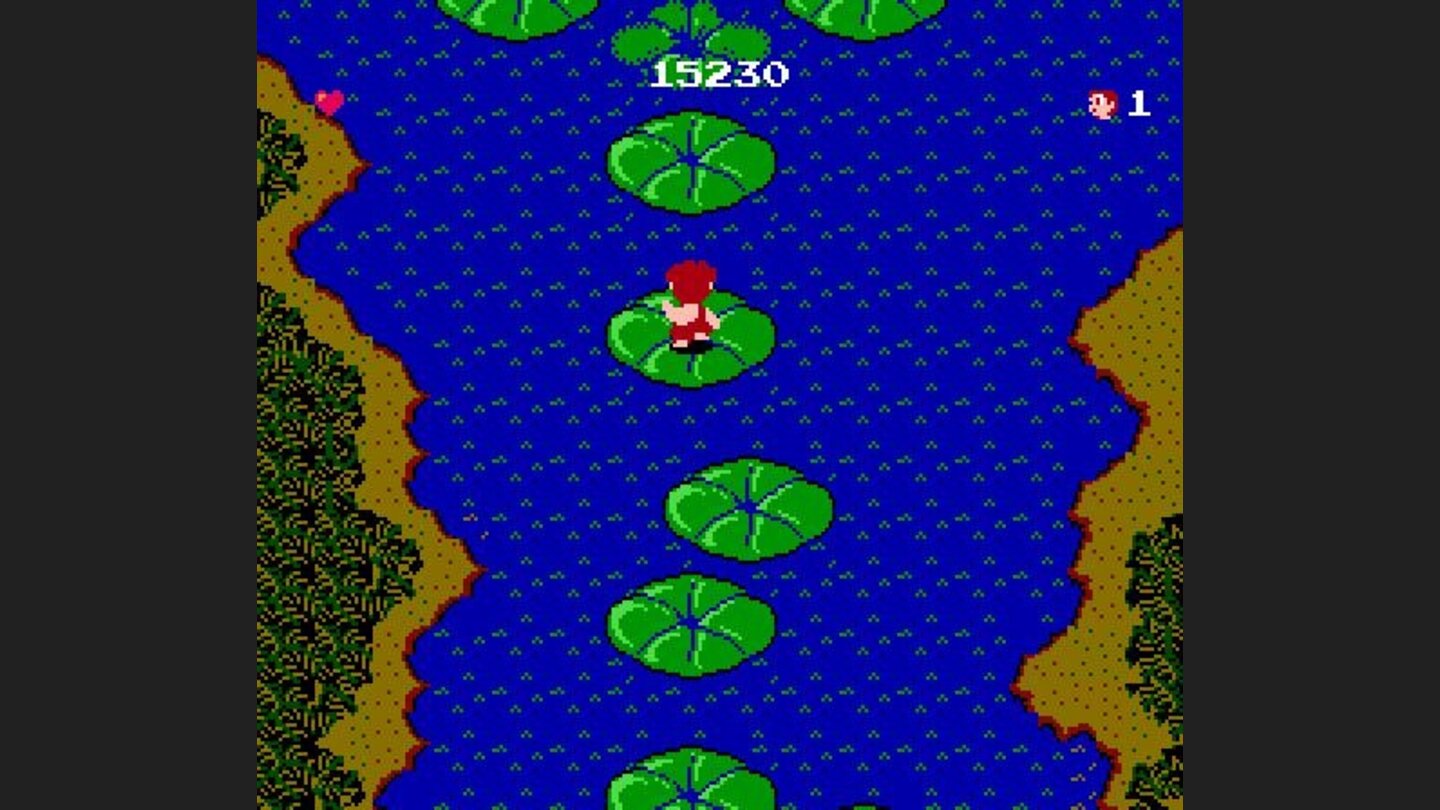 Jumping across these lily-pads? Easy!