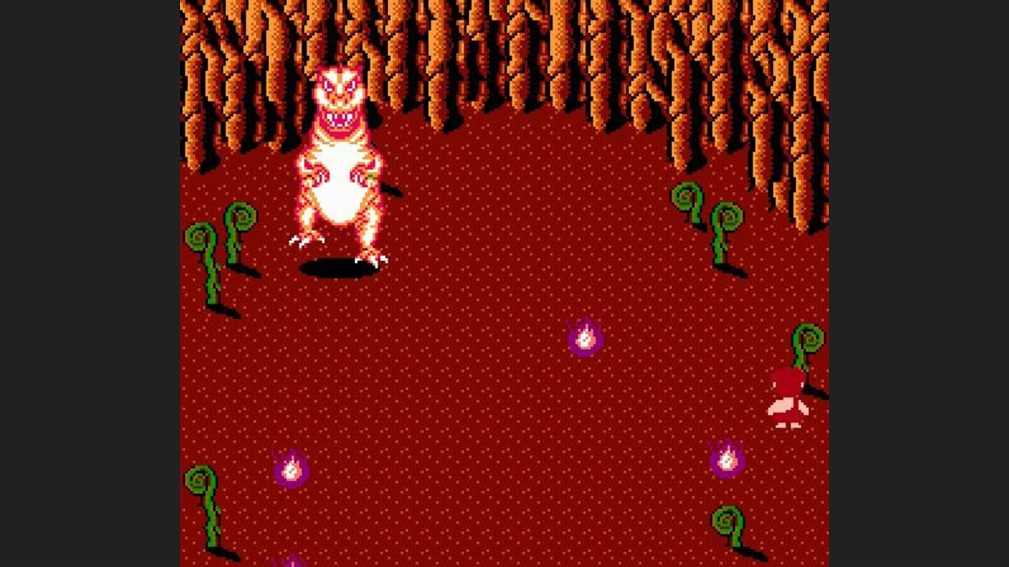 Fighting what appears to be a T-Rex.