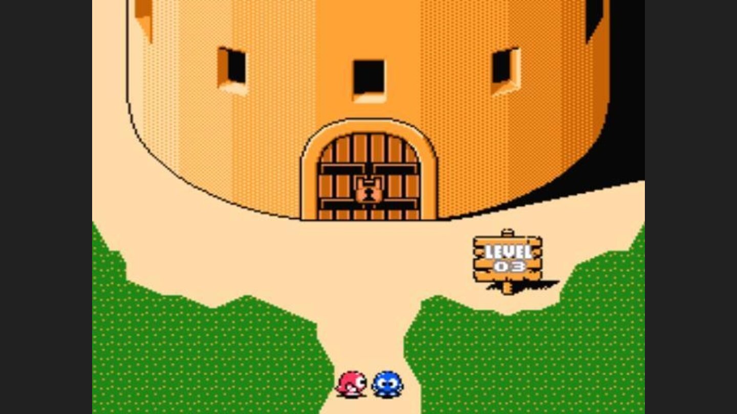 In front of a castle