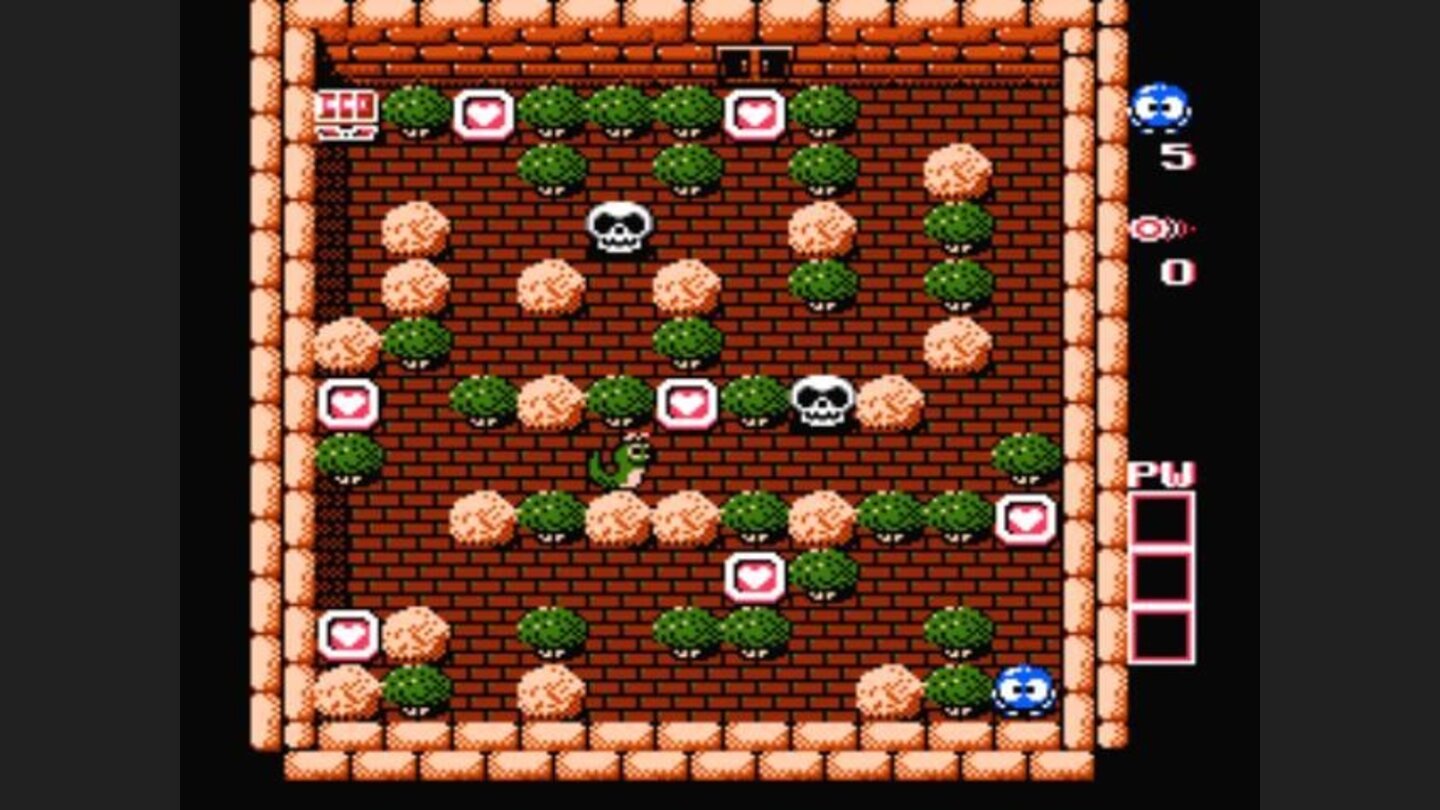 The skulls will activate once you eat all the hearts