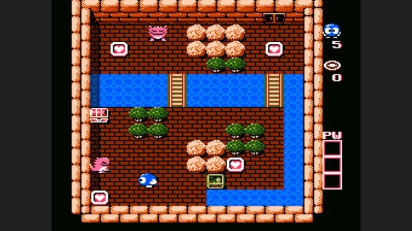 Those pinky creatures will become hostile as soon as you collect the last heart