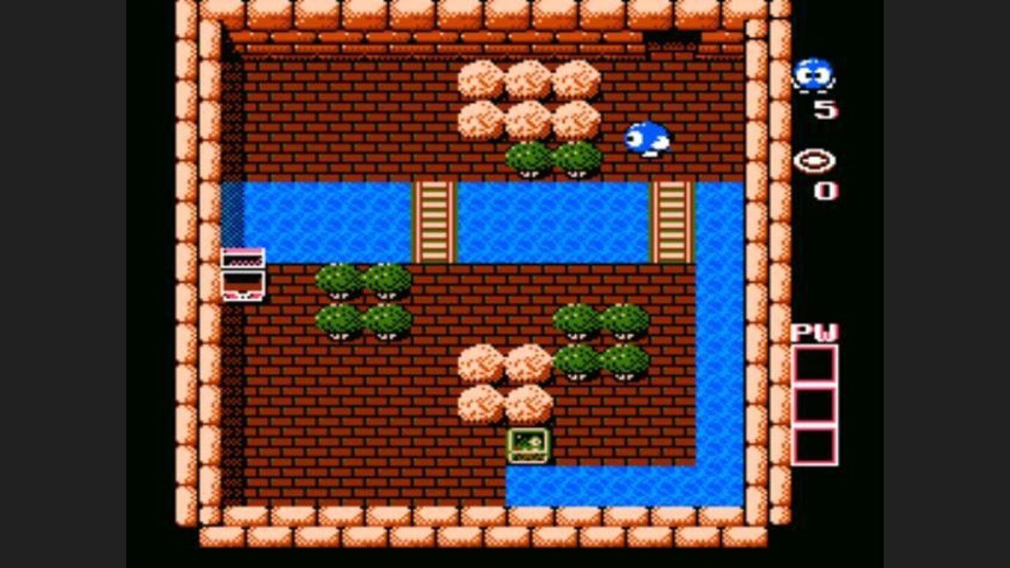 Hearts are collected, treasure chest is open, enemies disappeared, the exit is available