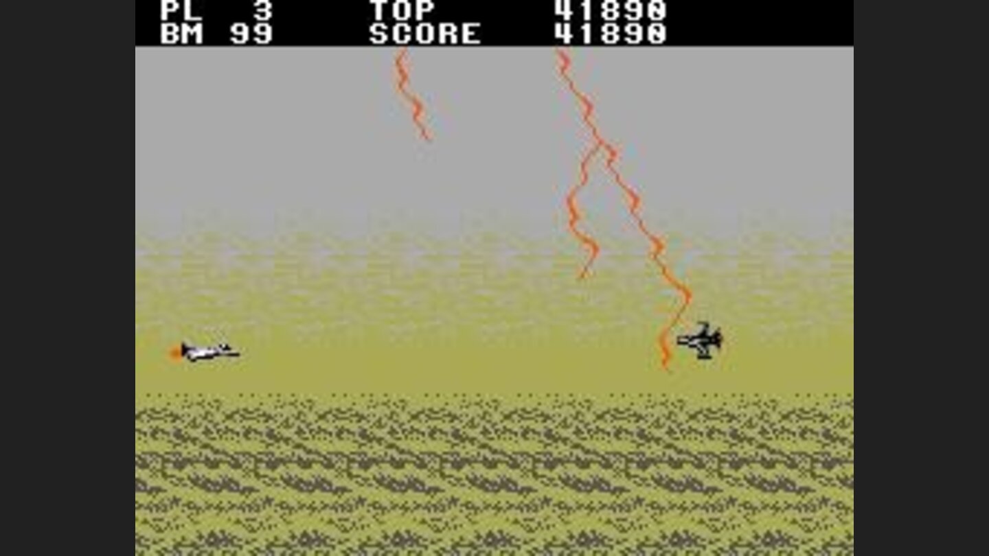 that fighter was so close to being struck by lightning