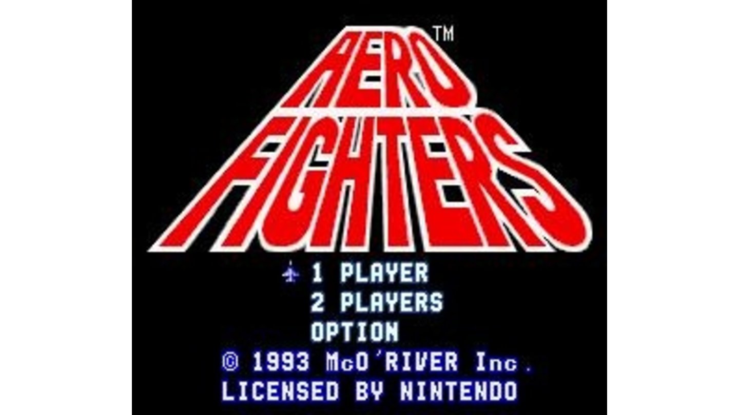 Aero Fighters title screen