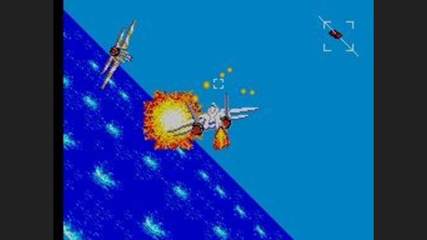 Shooting down the enemy