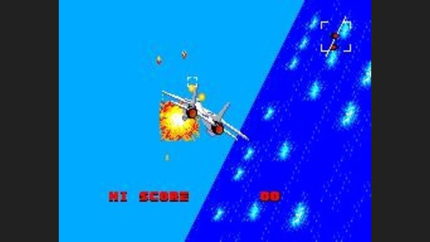 Enemy fighter shot down