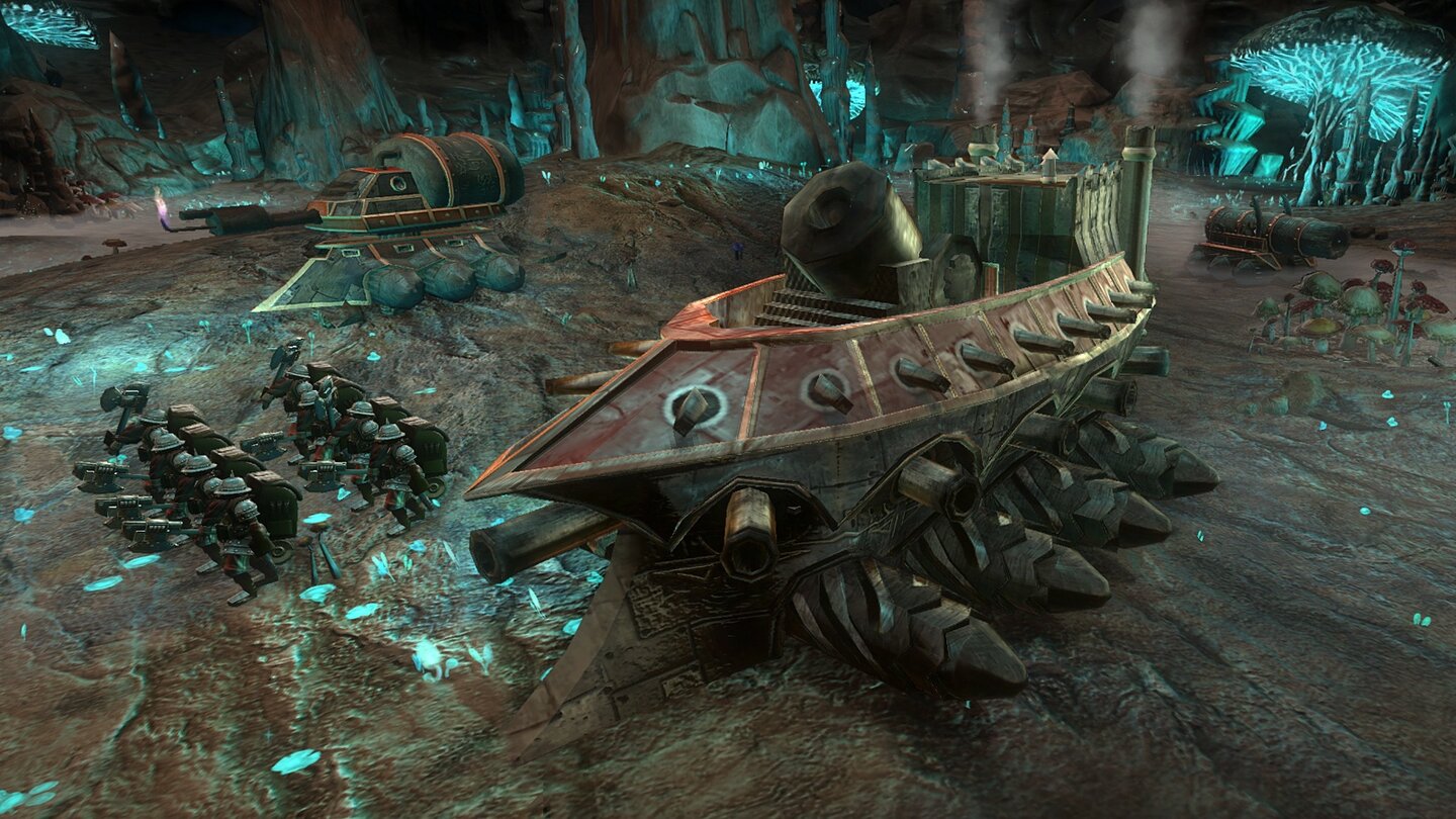 Age of Wonders 3Die mächtigste Einheit der Dreadnought-Klasse ist das gigantische Landship.