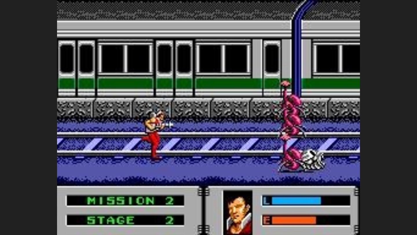 Running through the subway