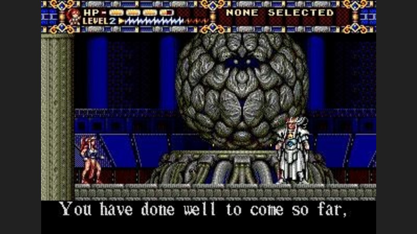 Ornah, Baldours aide, taunts you at various times.