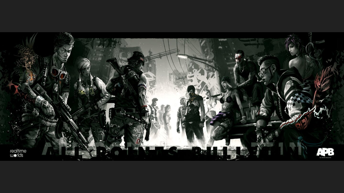 » Dualscreen-Wallpaper zu All Points Bulletin: Reloaded herunterladen