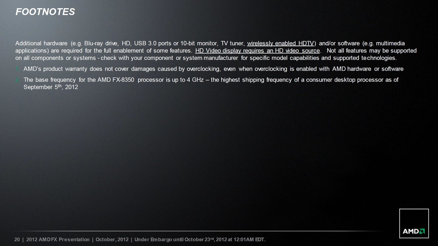 AMD Piledriver Präsentation