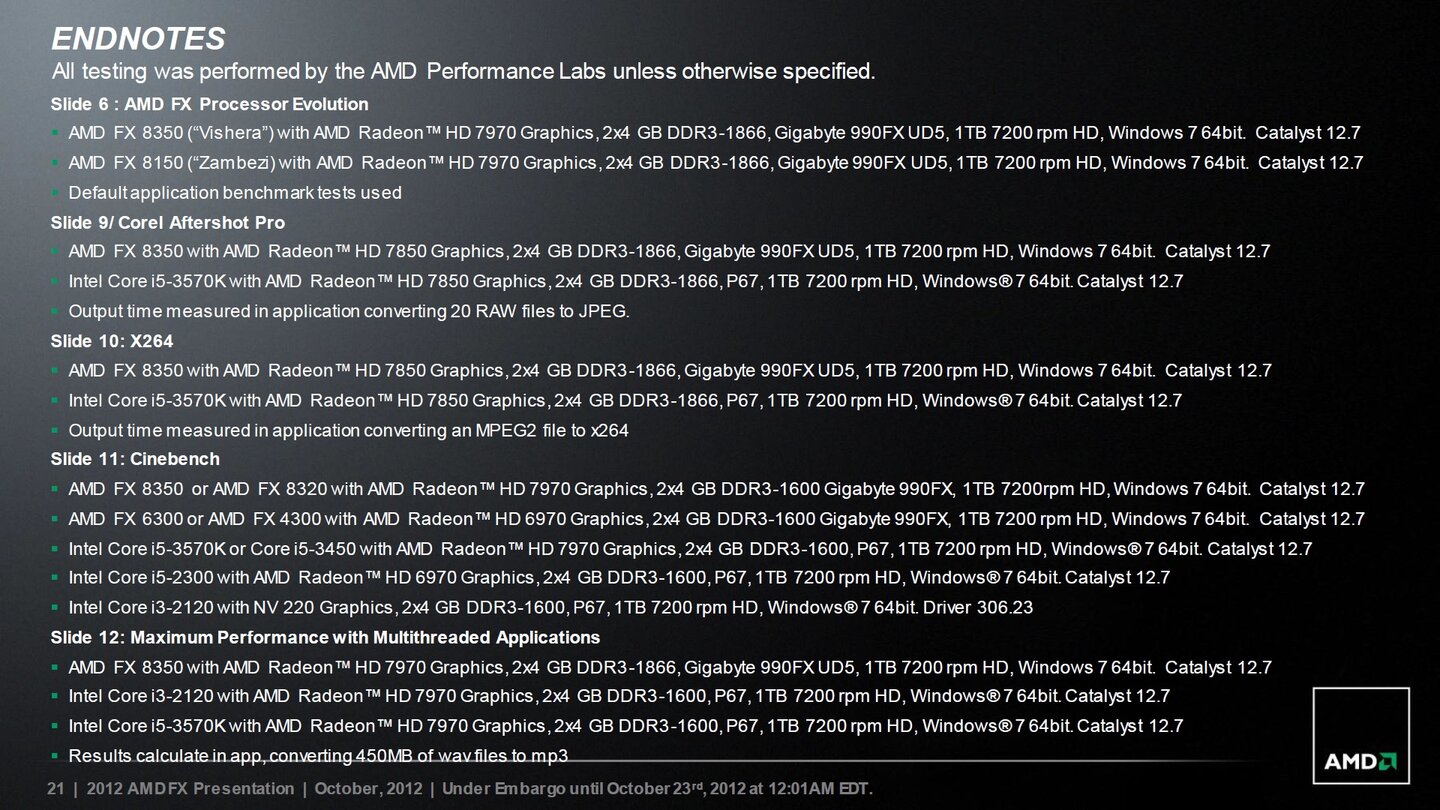 AMD Piledriver Präsentation