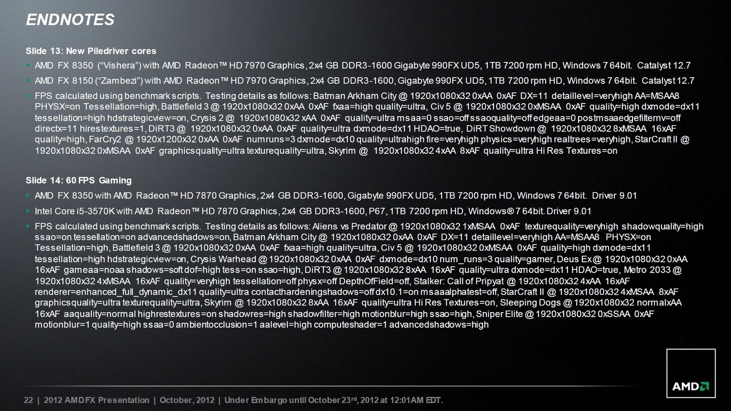 AMD Piledriver Präsentation