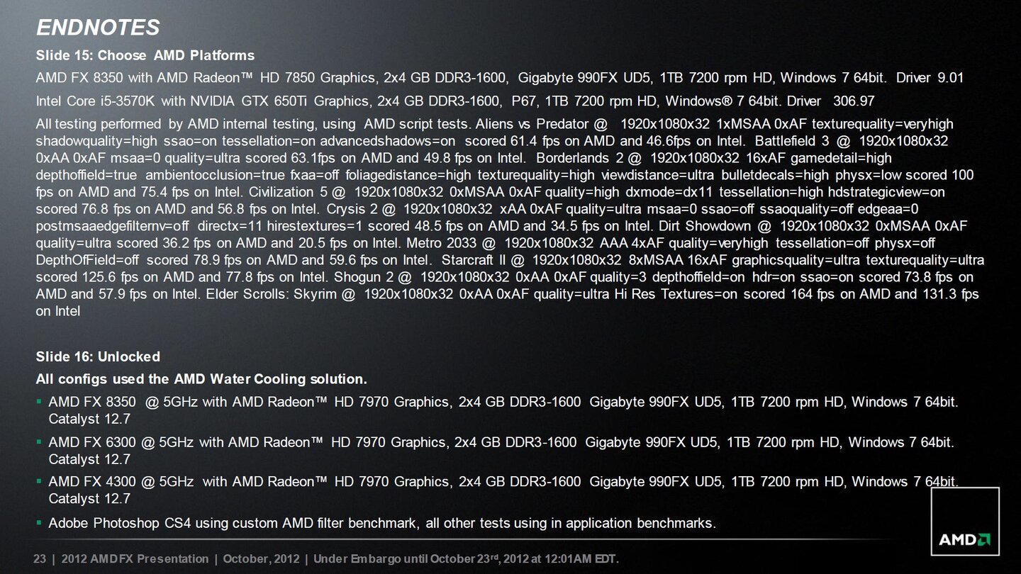 AMD Piledriver Präsentation
