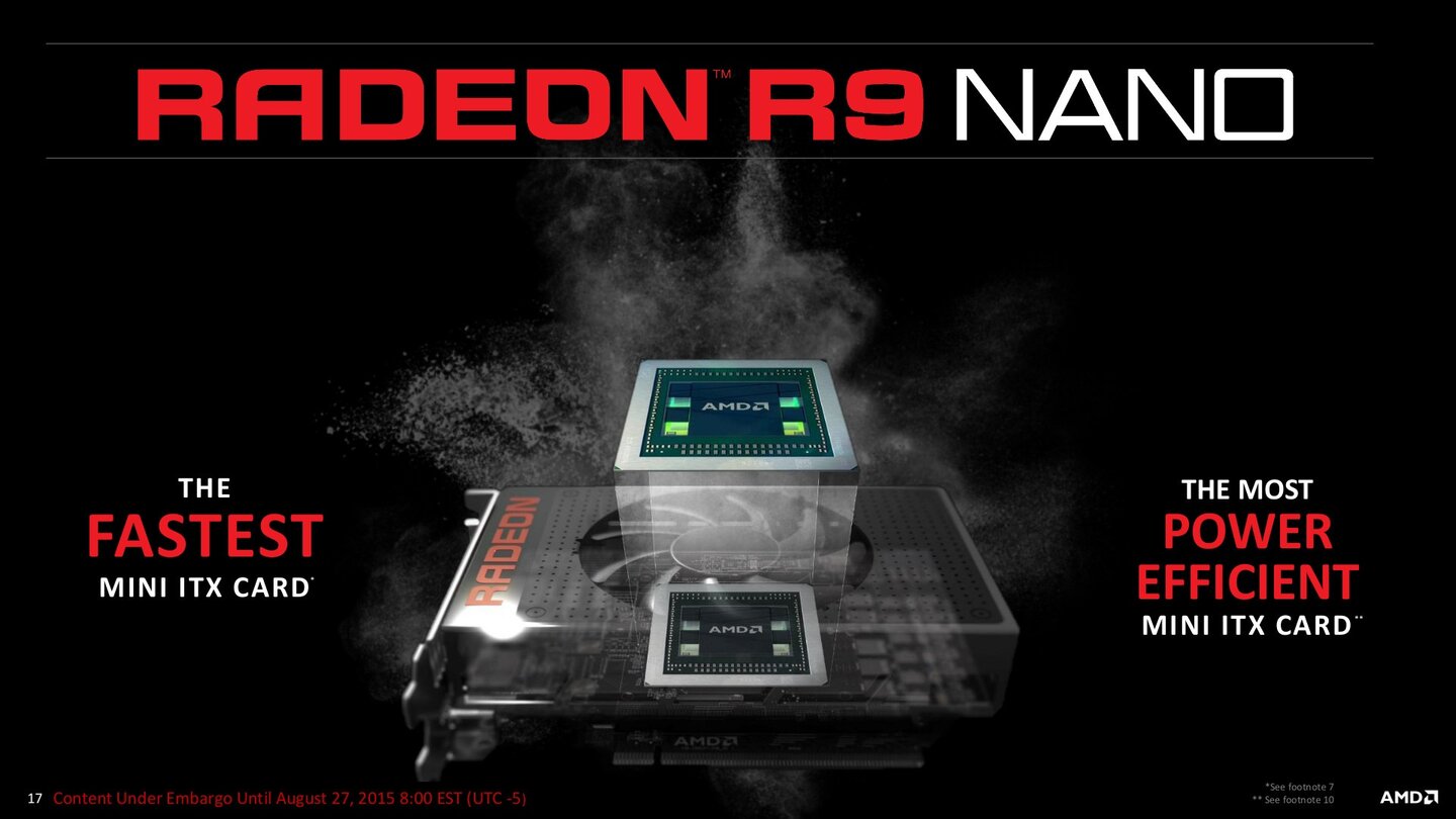 AMD Radeon R9 Nano - Hersteller-Präsentation