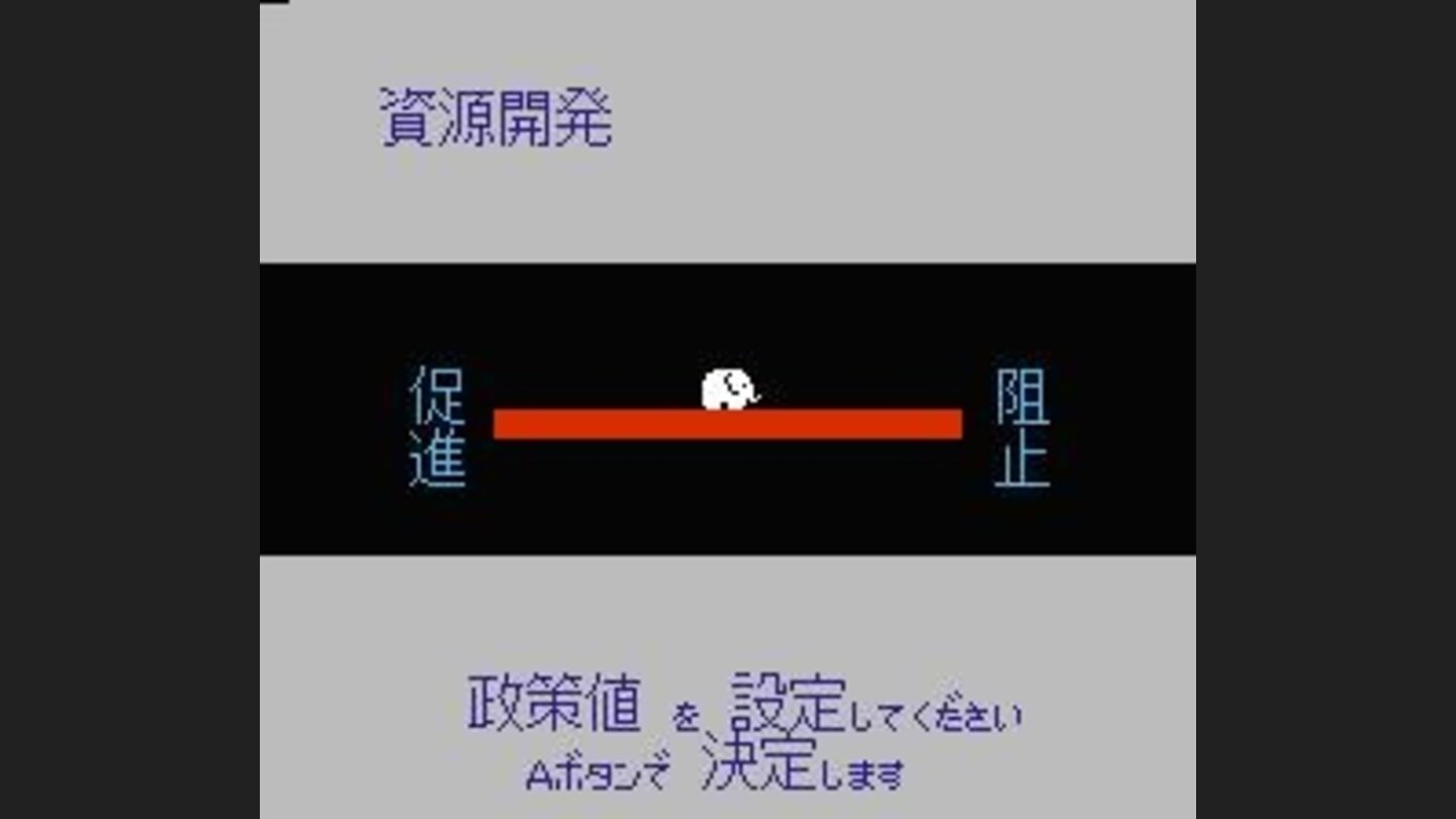 By moving this elephant to the right or to the left, you express your tendency towards two opposite kinds of politics