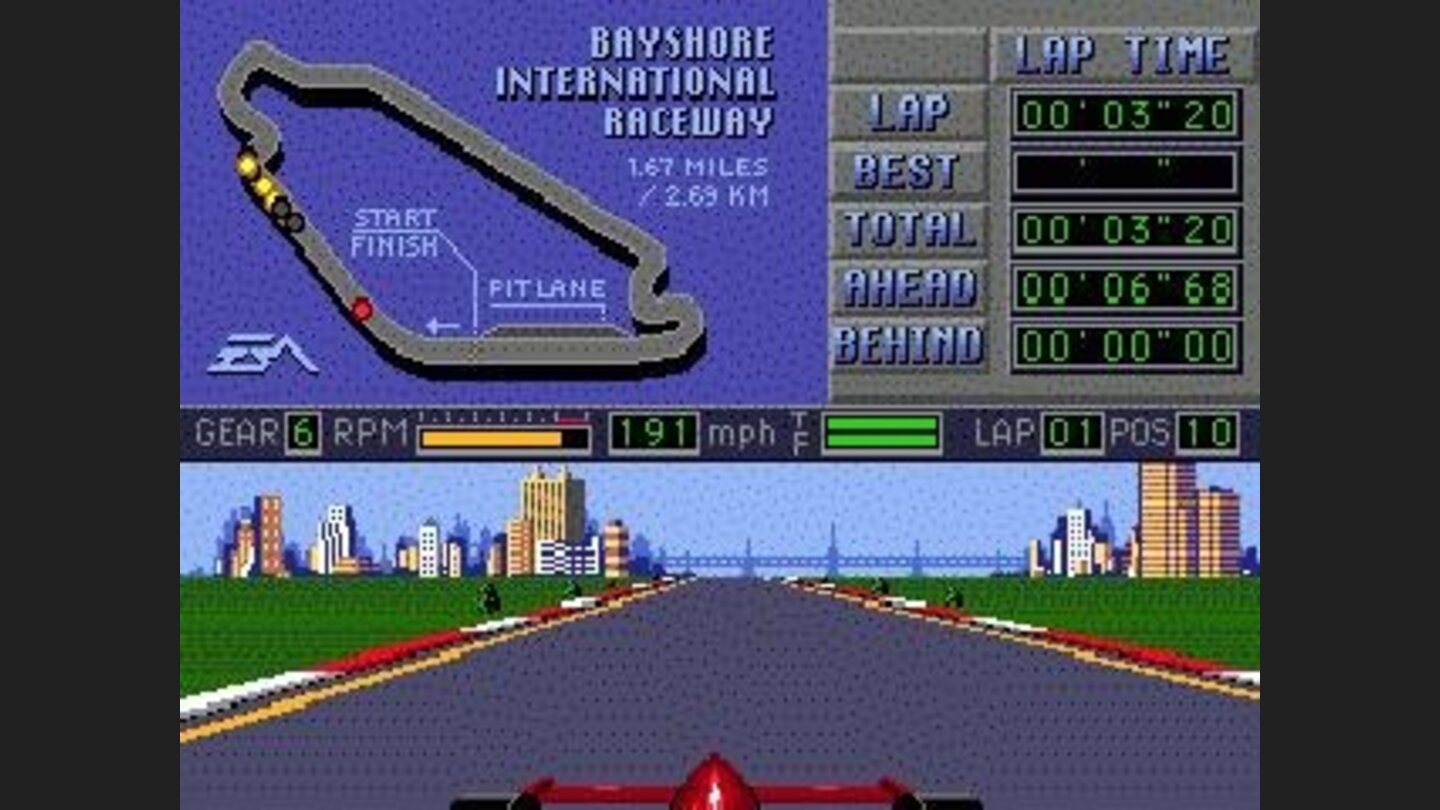 Front view and map overview