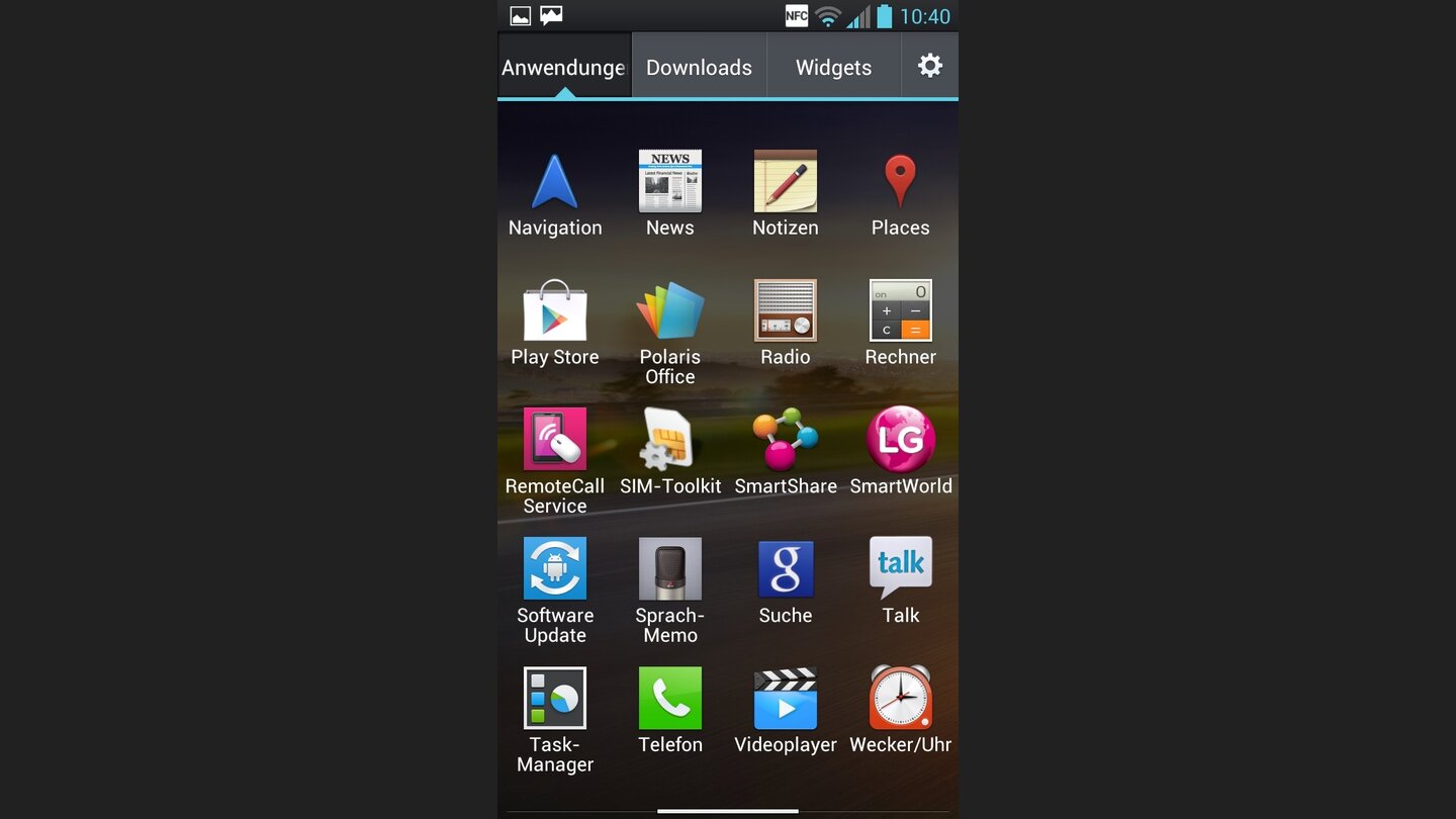 Android auf dem LG Optimus 4X HD