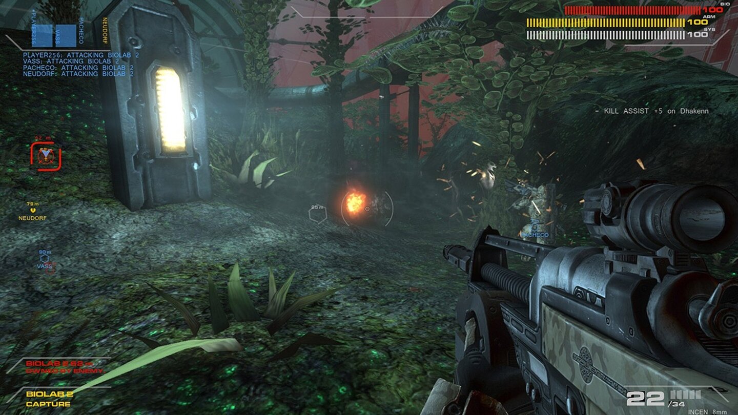 Angels Fall FirstAngels Fall First war einst eine Mod für Unreal Tournament 3, läuft inzwischen aber selbstständig.