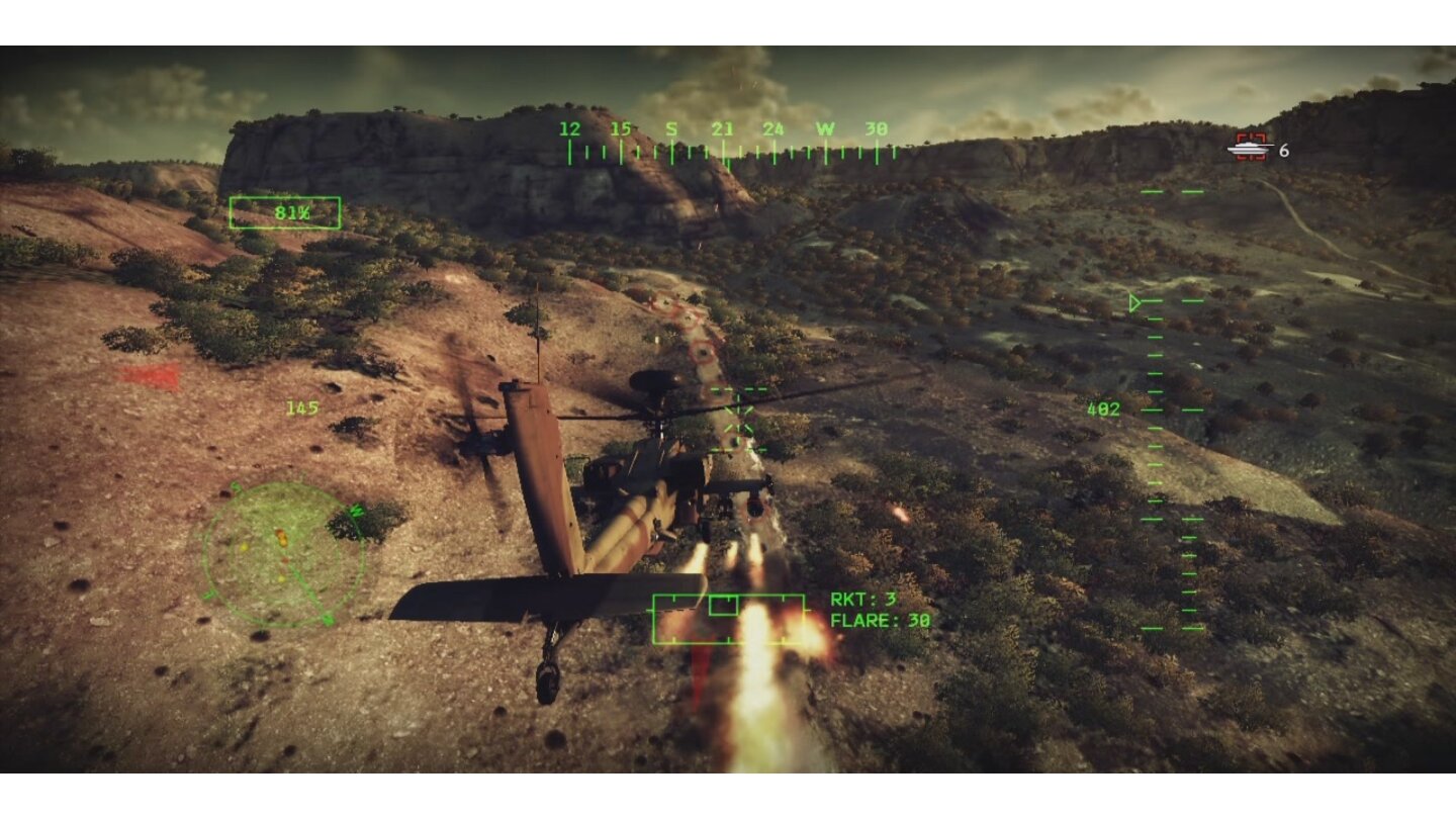 Apache: Air AssaultScreenshots aus der Test-Version von Apache: Air Assault.