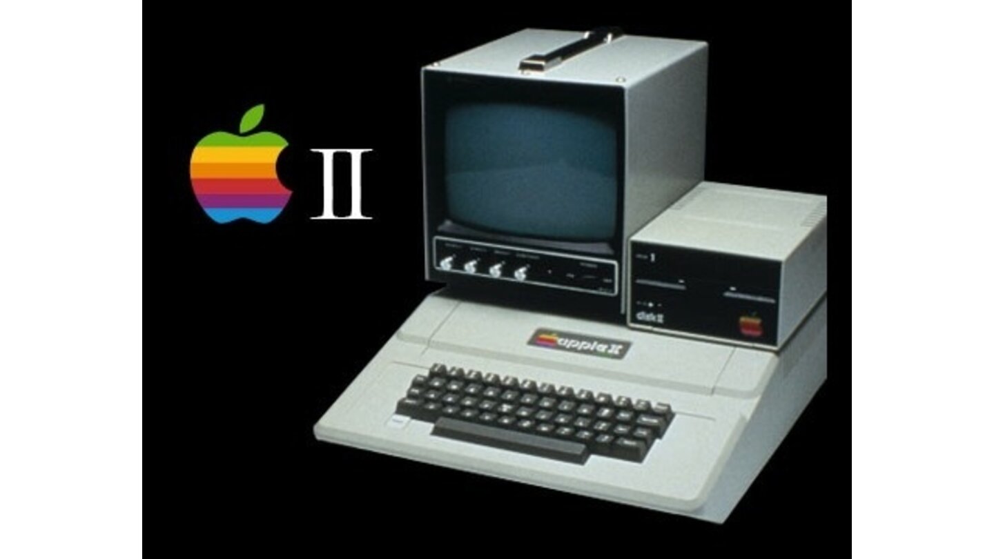 Apple II (1977)Deutlich ansprechender schaute da schon der Apple II aus, obwohl er nur ein Jahr jünger ist. Allerdings war der Preis mit 1298 US-Dollar schon deutlich gestiegen.