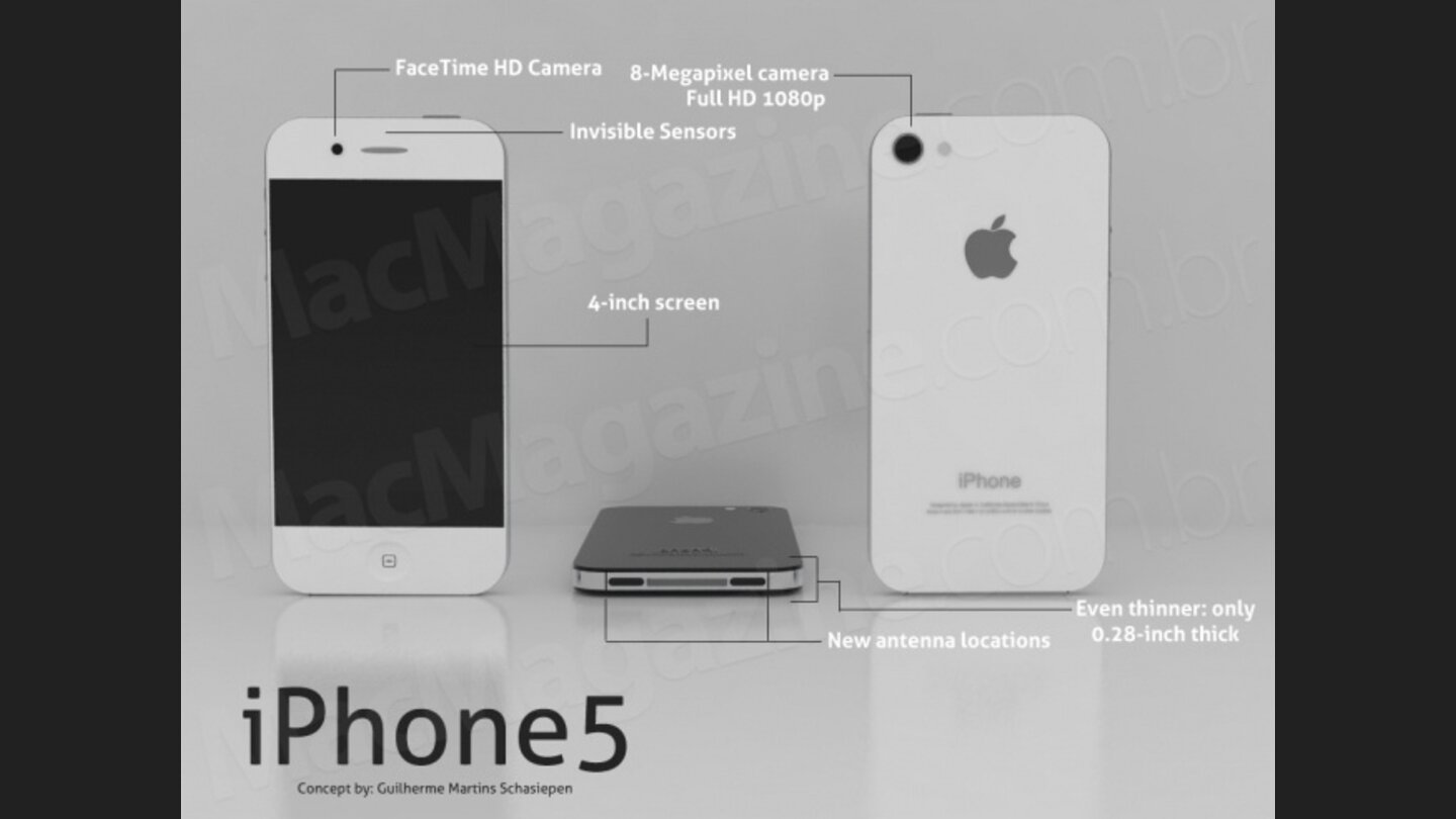 Apple iPhone 5 Mockup (9to5mac.com)