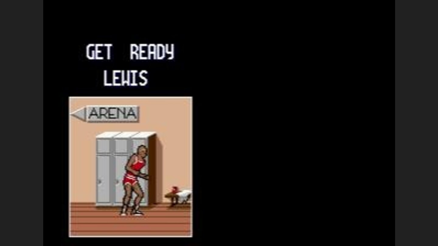 The player is getting ready