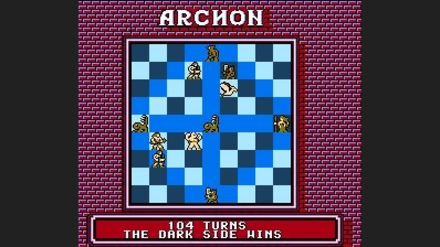 Dark side controls all five powerpoints and thus wins the game