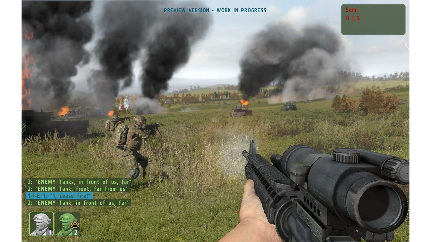 Arma 2 Bild aus Preview-Version