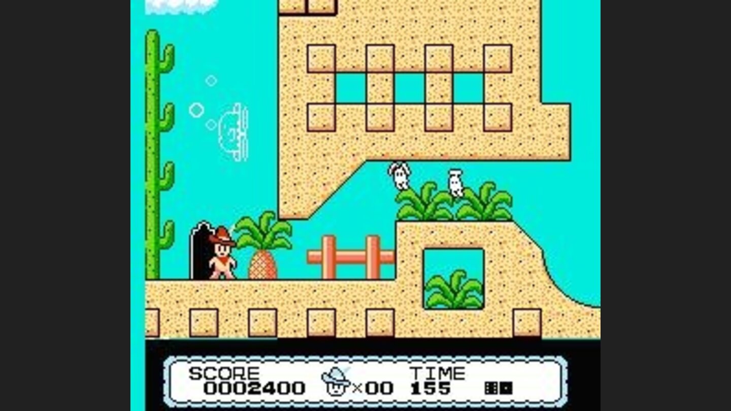 White flying guys attack