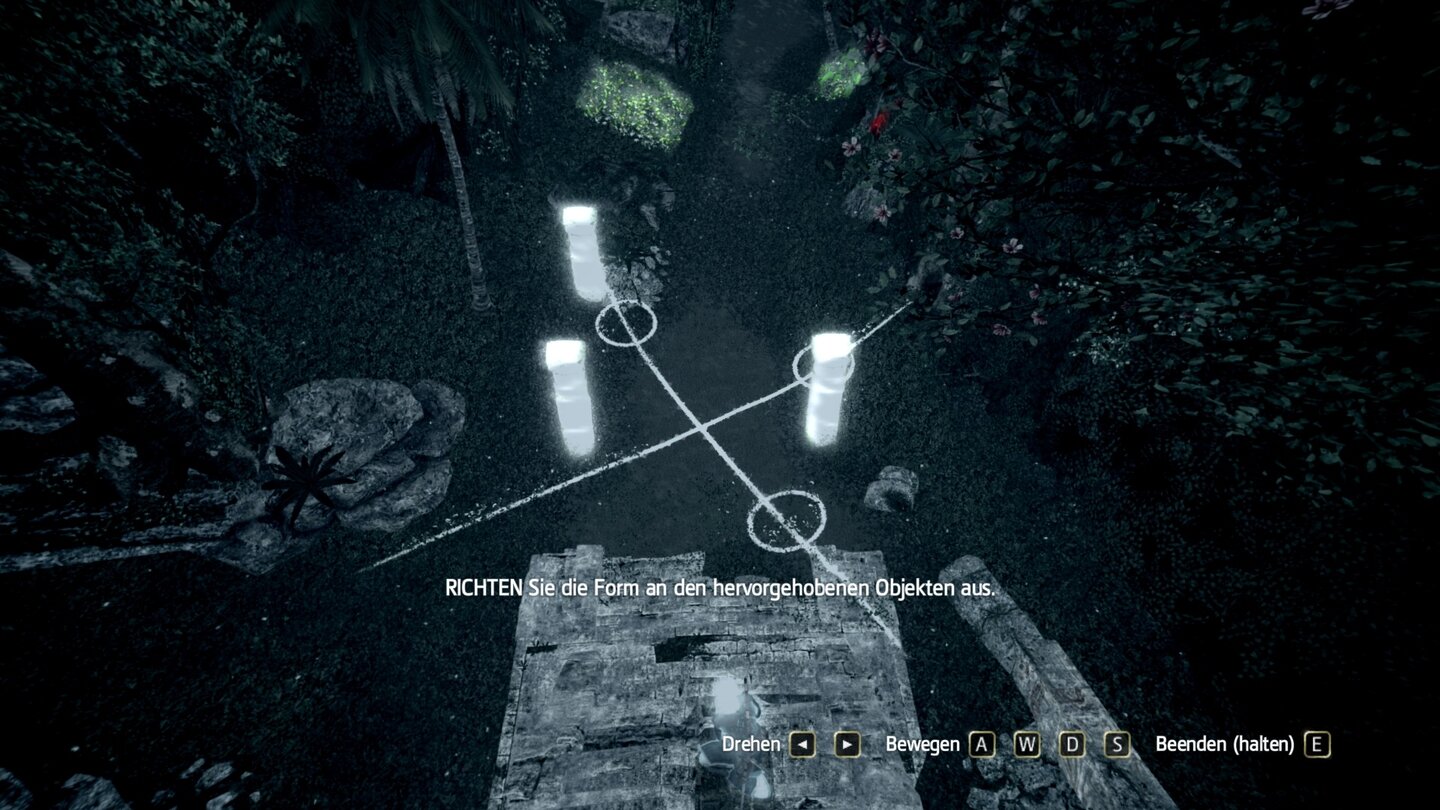 Assassins Creed 4: Black FlagNeben der Haupthandlung warten viele Nebenbeschäftigungen auf uns. Wir können etwa alle über die Karibik verstreuten Maya-Rätsel knacken, um eine spezielle Kluft freizuschalten.