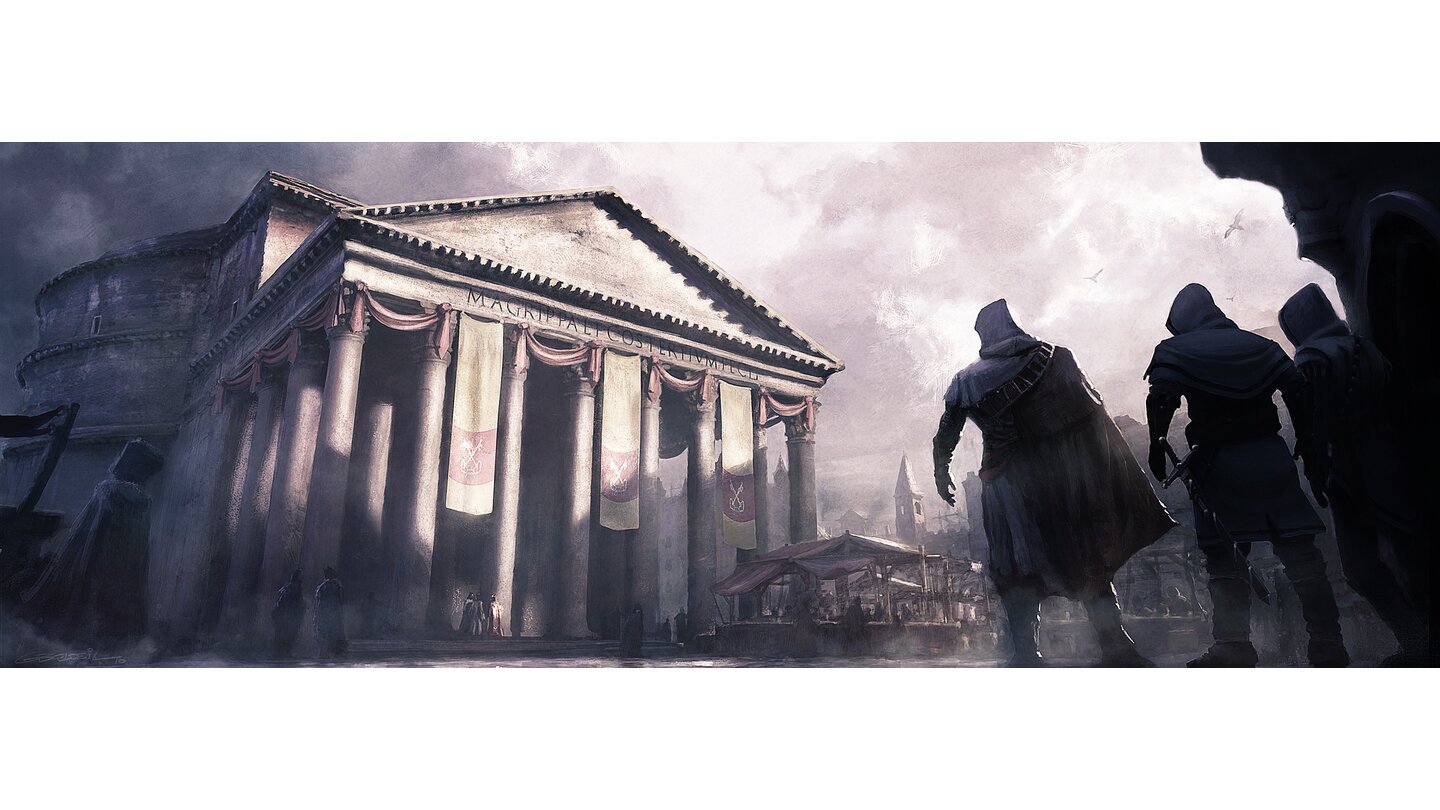 Assassins Creed: Brotherhood - Artworks + Konzeptzeichnungen