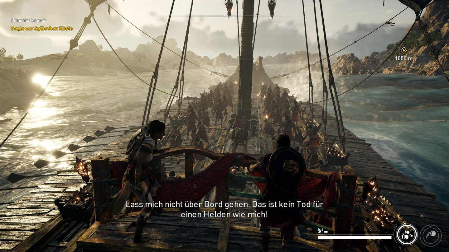 Assassin's Creed: OriginsDie Schiffsschlachten aus Black Flag kehren zurück, allerdings müssen wir auf Entermanöver verzichten.