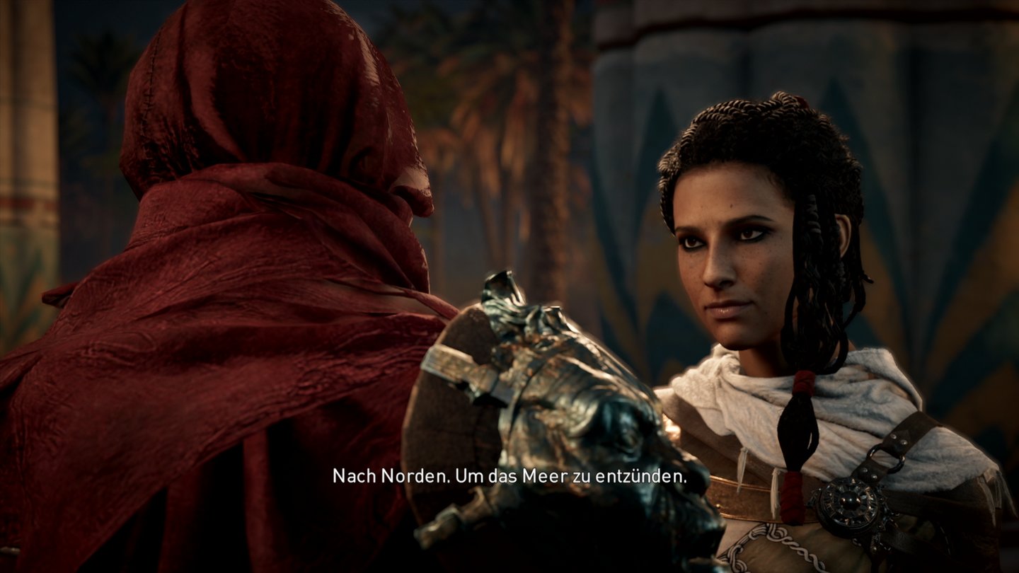 Assassin's Creed: OriginsAya ist die zweite Heldin von Origins und erzählt ihre ganz eigene, spannende Geschichte.